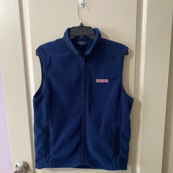 Vineyard Vines Dark Blue Vest - Picture 1 of 4